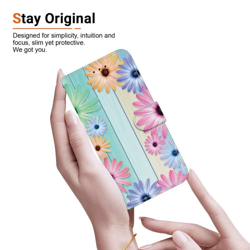 Flip Cover Xiaomi Redmi Note 14 4g Farverige Solsikker