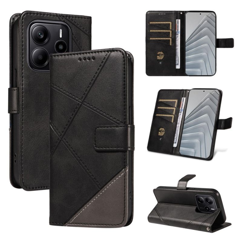 Flip Cover Xiaomi Redmi Note 14 4g Geometrisk Design