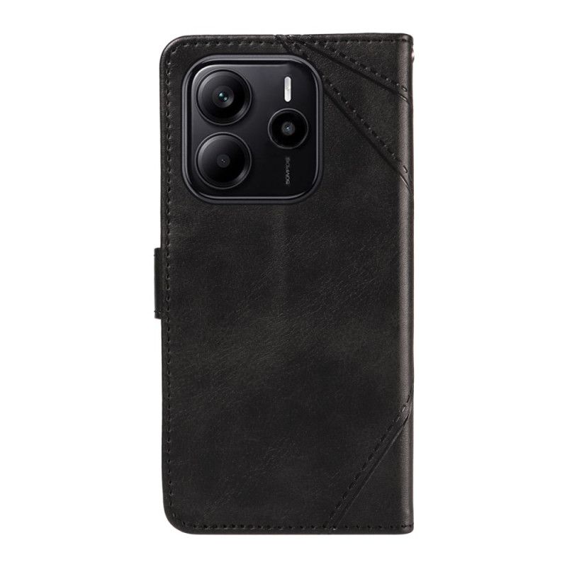 Flip Cover Xiaomi Redmi Note 14 4g Geometrisk Design