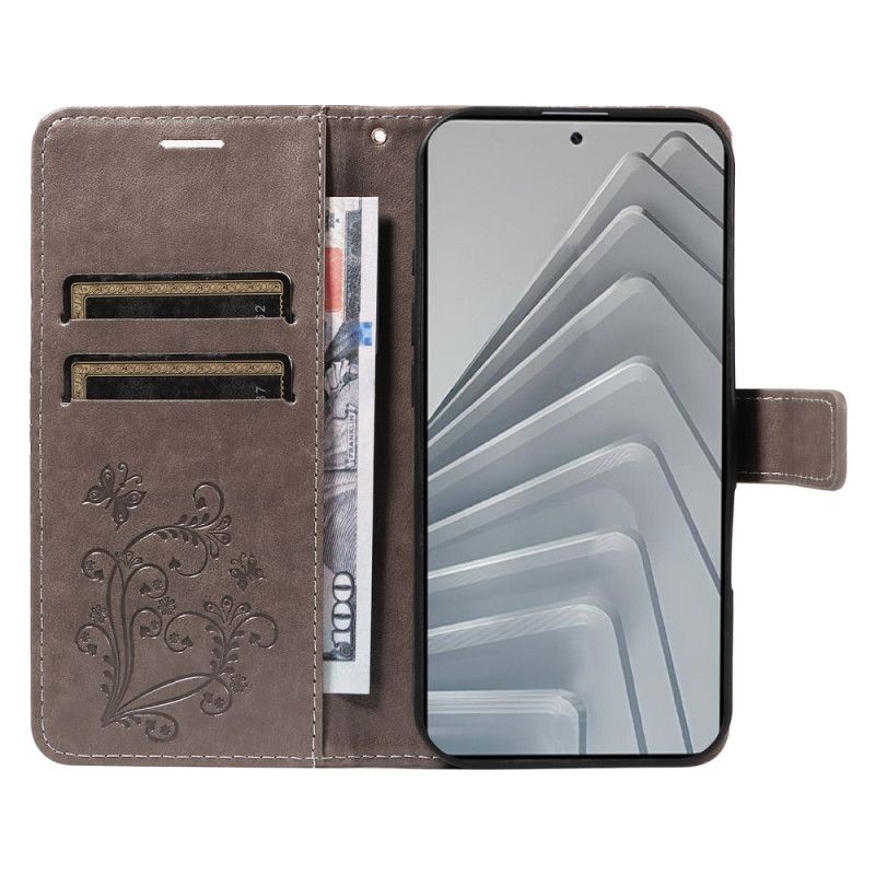 Flip Cover Xiaomi Redmi Note 14 4g Kæmpesommerfugle