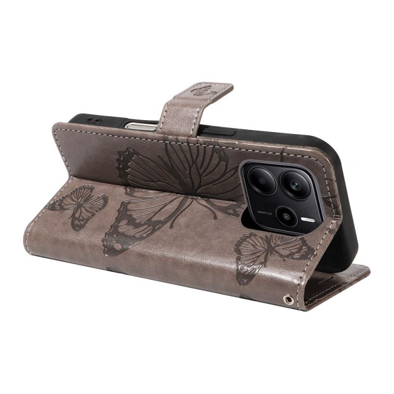 Flip Cover Xiaomi Redmi Note 14 4g Kæmpesommerfugle