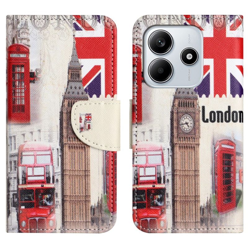 Flip Cover Xiaomi Redmi Note 14 4g London Life