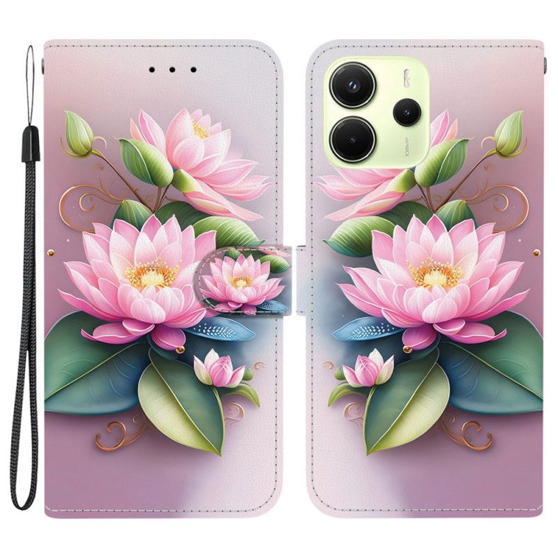 Flip Cover Xiaomi Redmi Note 14 4g Lotus