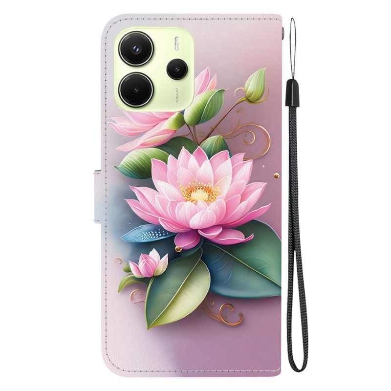 Flip Cover Xiaomi Redmi Note 14 4g Lotus