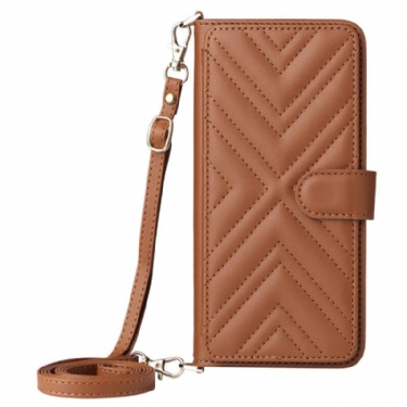 Flip Cover Xiaomi Redmi Note 14 4g Premium Pung Med Rem Og Skulderrem