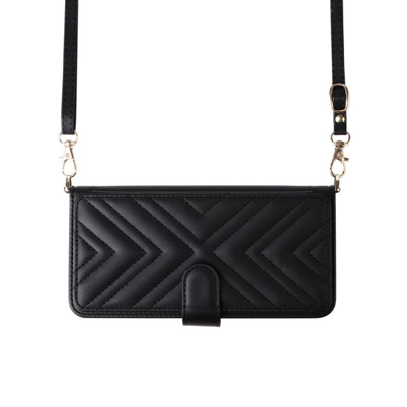 Flip Cover Xiaomi Redmi Note 14 4g Premium Pung Med Rem Og Skulderrem