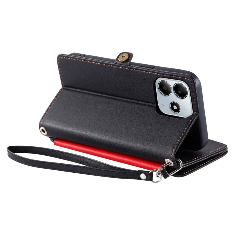 Flip Cover Xiaomi Redmi Note 14 4g Pung Med 8 Kortpladser