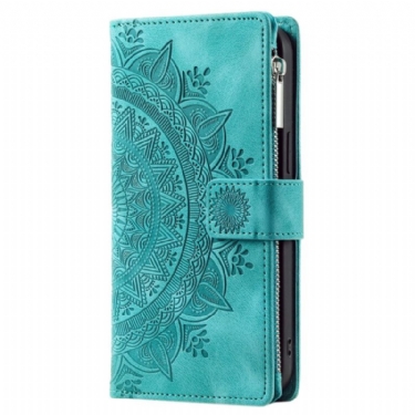 Flip Cover Xiaomi Redmi Note 14 4g Pung Med Mandala Ruskindseffekt