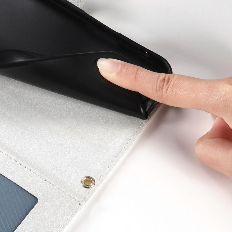 Flip Cover Xiaomi Redmi Note 14 4g Quiltet Med Rem Og Skulderrem