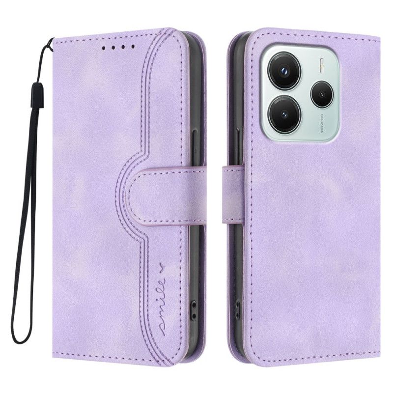 Flip Cover Xiaomi Redmi Note 14 4g Smil