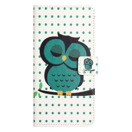 Flip Cover Xiaomi Redmi Note 14 4g Sovende Ugle
