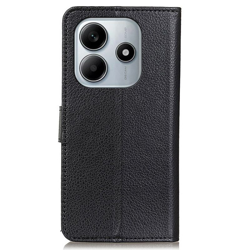 Flip Cover Xiaomi Redmi Note 14 4g Traditionel Kunstlæder