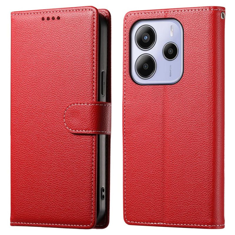 Læder Cover Xiaomi Redmi Note 14 4g Klassisk Monokrom