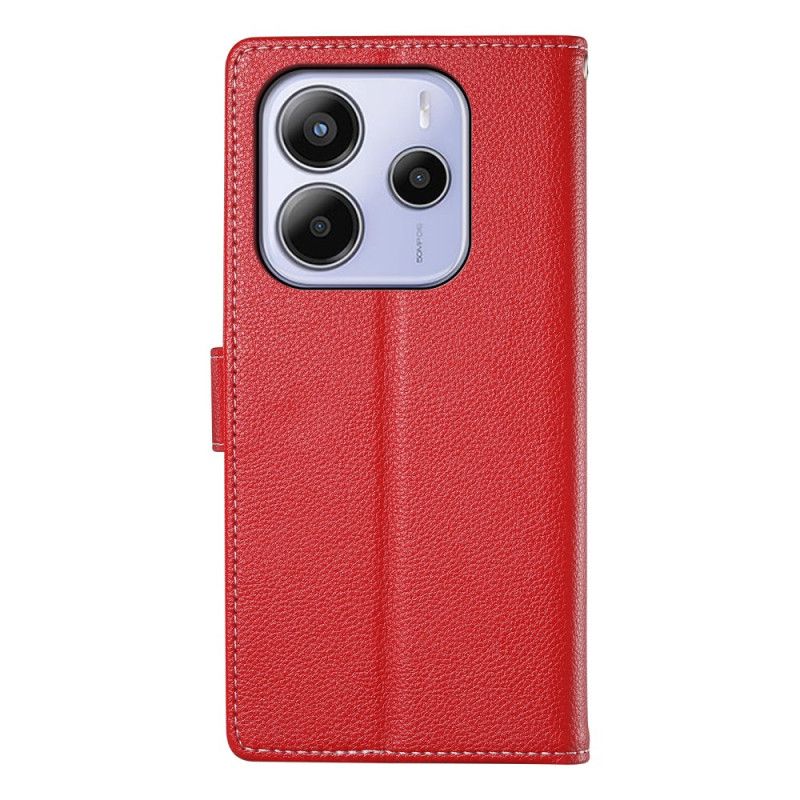 Læder Cover Xiaomi Redmi Note 14 4g Klassisk Monokrom