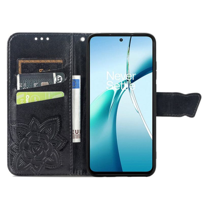 Læder Cover Xiaomi Redmi Note 14 4g Telefon Etui Barok Sommerfugl