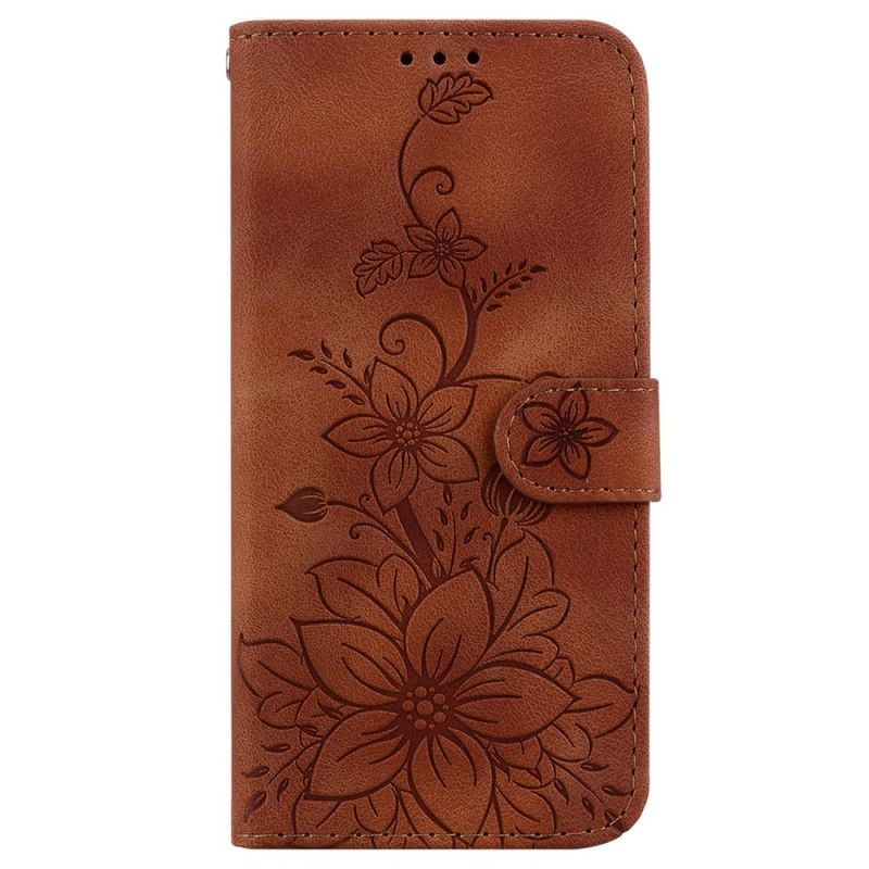 Læder Cover Xiaomi Redmi Note 14 4g Telefon Etui Fleur De Lys