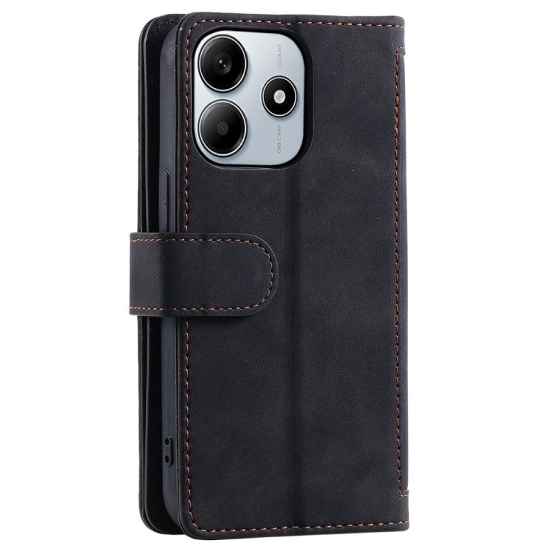 Læder Cover Xiaomi Redmi Note 14 4g Telefon Etui Komplet Pung
