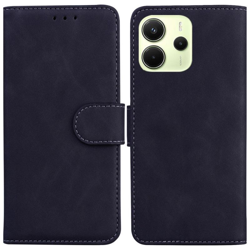 Læder Cover Xiaomi Redmi Note 14 4g Telefon Etui Ruskindseffekt