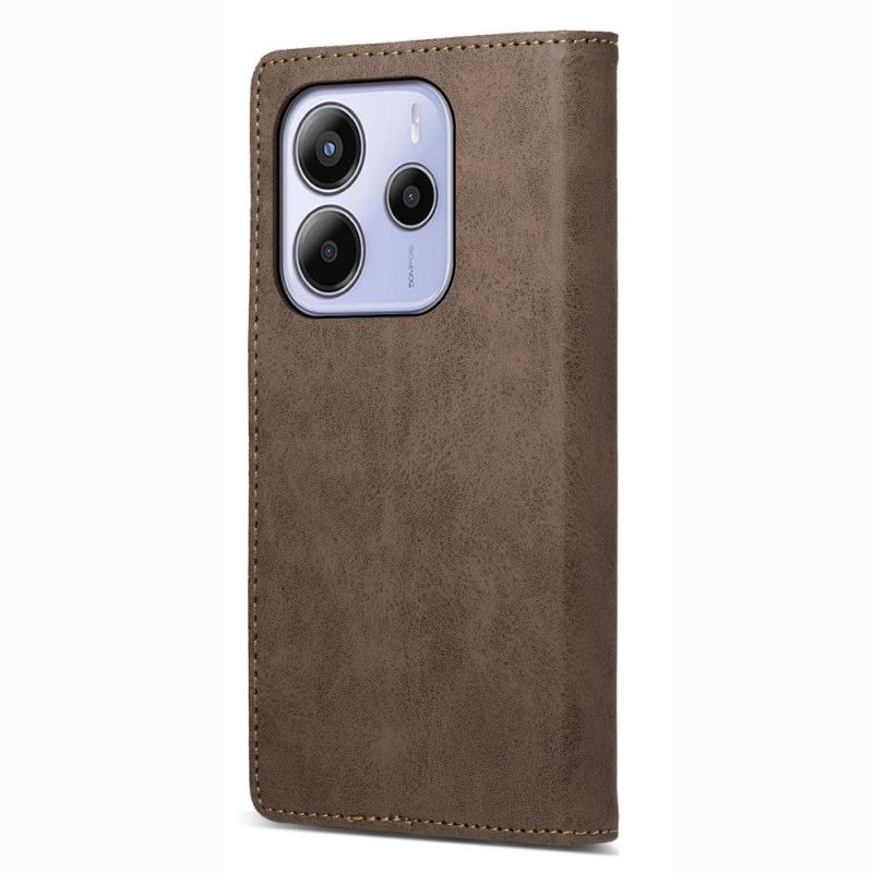 Læder Cover Xiaomi Redmi Note 14 4g Telefon Etui Vintage Rfid-blokering