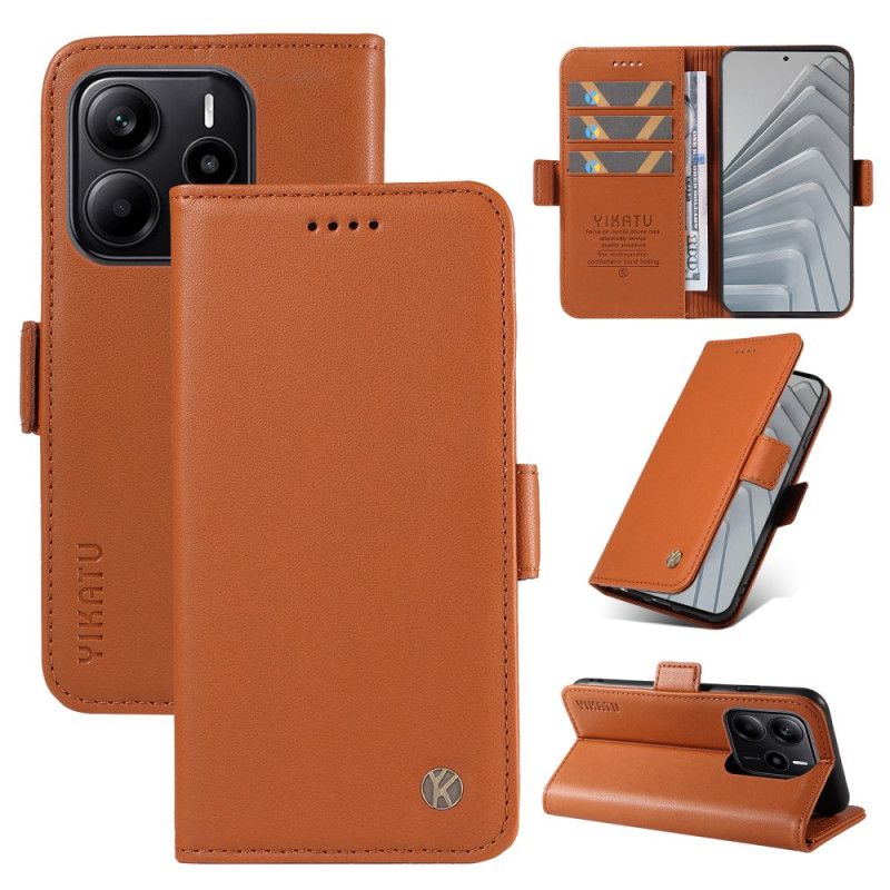 Læder Cover Xiaomi Redmi Note 14 4g Telefon Etui Yikatu