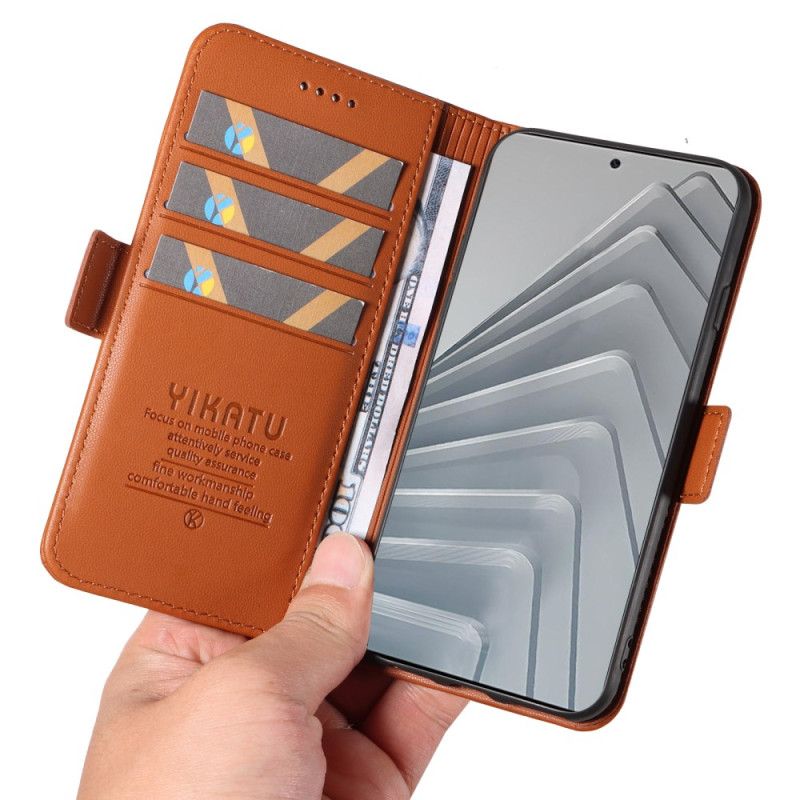 Læder Cover Xiaomi Redmi Note 14 4g Telefon Etui Yikatu