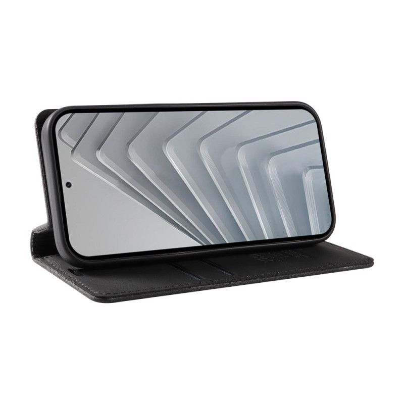 Læder Cover Xiaomi Redmi Note 14 4g Telefon Etui Ykatu Brun Ruskindseffekt