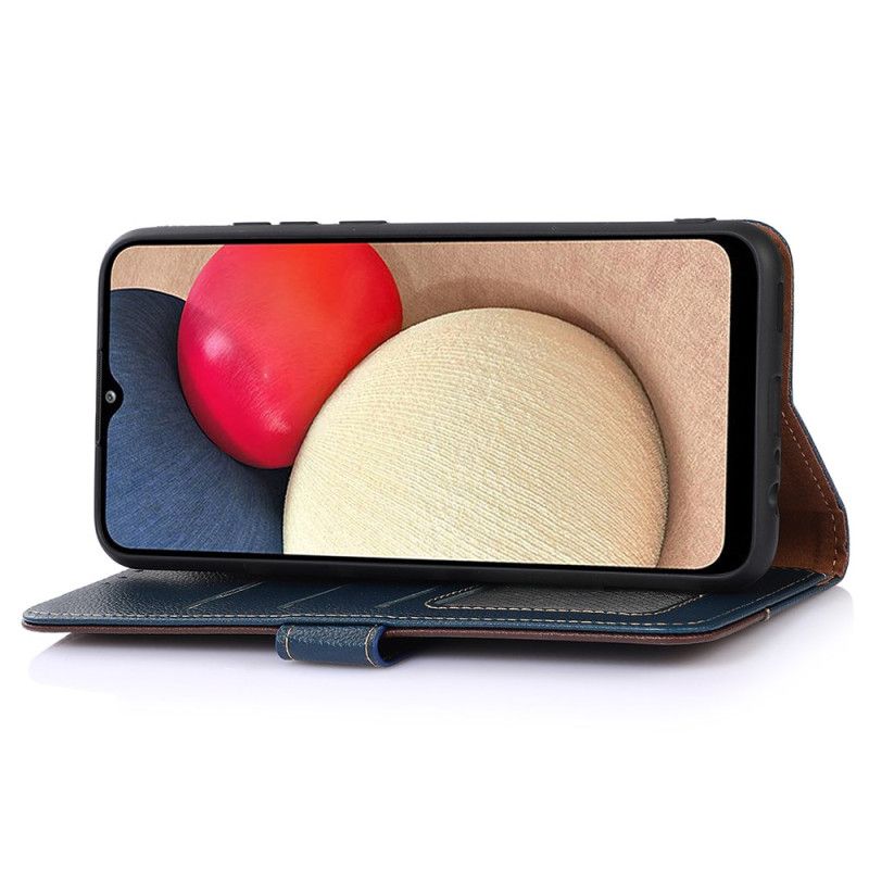 Læder Cover Xiaomi Redmi Note 14 4g Tofarvet Khazneh