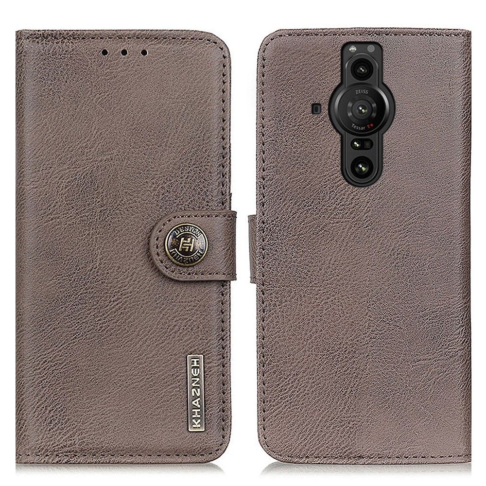 Flip Cover Sony Xperia Pro-I Khazneh Læder Effekt Kortholder