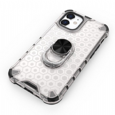 Cover iPhone 12 Mini Honeycomb Design Med Ring