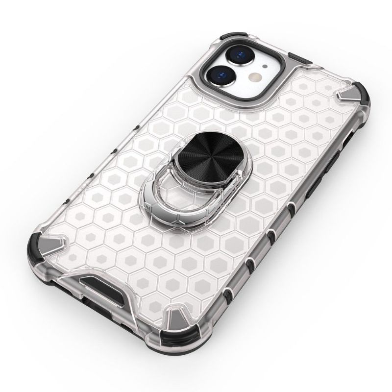 Cover iPhone 12 Mini Honeycomb Design Med Ring