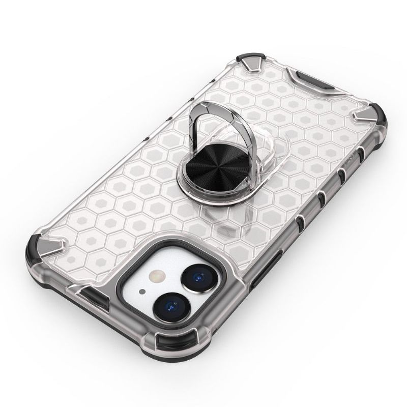 Cover iPhone 12 Mini Honeycomb Design Med Ring