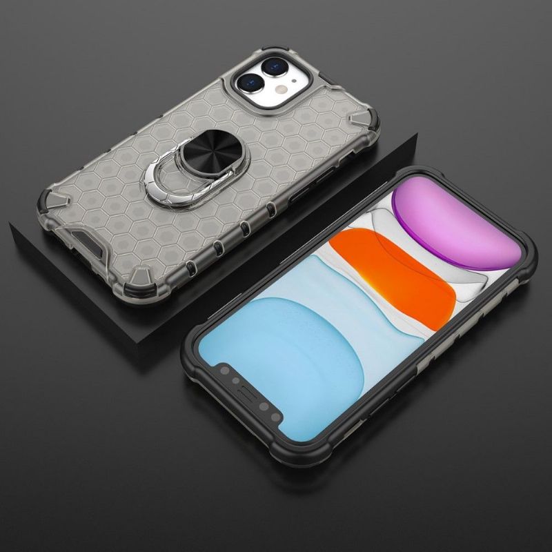 Cover iPhone 12 Mini Honeycomb Design Med Ring