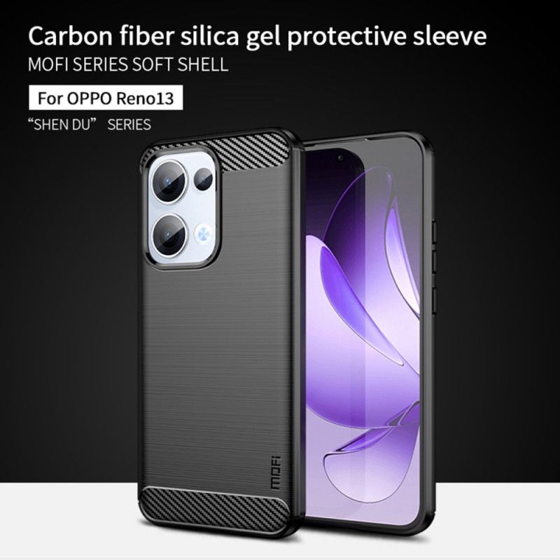 Cover Oppo Reno 13 5g Telefon Etui Børstet Kulfiber