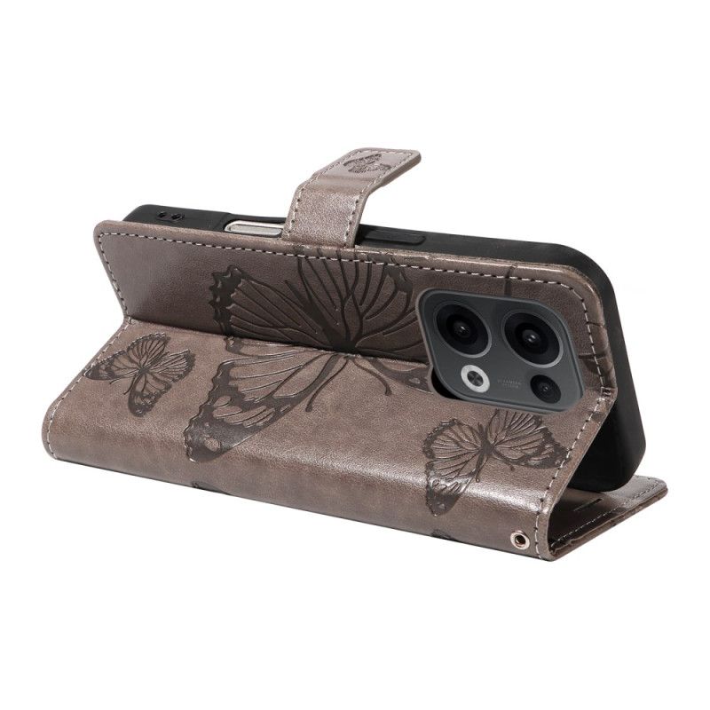 Flip Cover Oppo Reno 13 5g Kæmpesommerfugle
