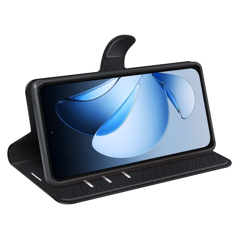 Flip Cover Oppo Reno 13 5g Klassisk Litchi-kunstlæder