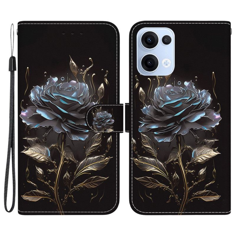 Flip Cover Oppo Reno 13 5g Sort Rose