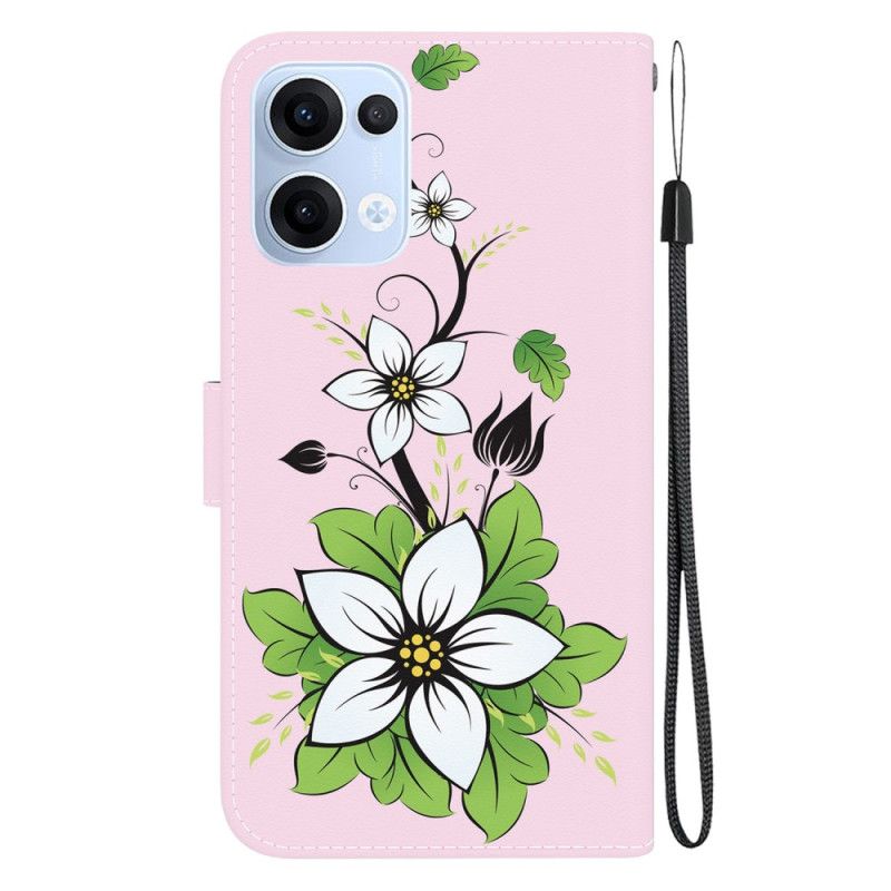 Flip Cover Til Oppo Reno 13 5g Lilje