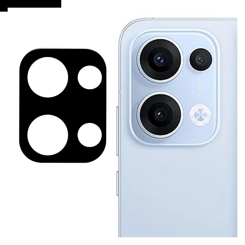 Hærdet Glaslinsebeskytter Til Oppo Reno 13 5g (sort Version)