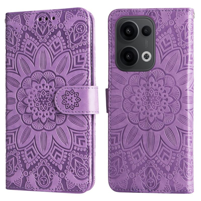 Læder Cover Oppo Reno 13 5g Solsikke