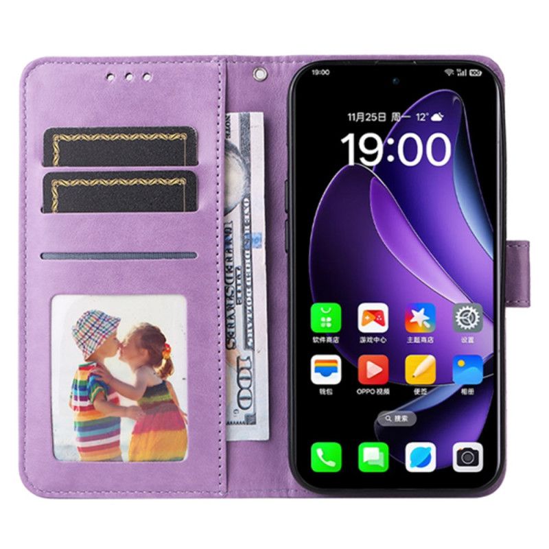 Læder Cover Oppo Reno 13 5g Solsikke