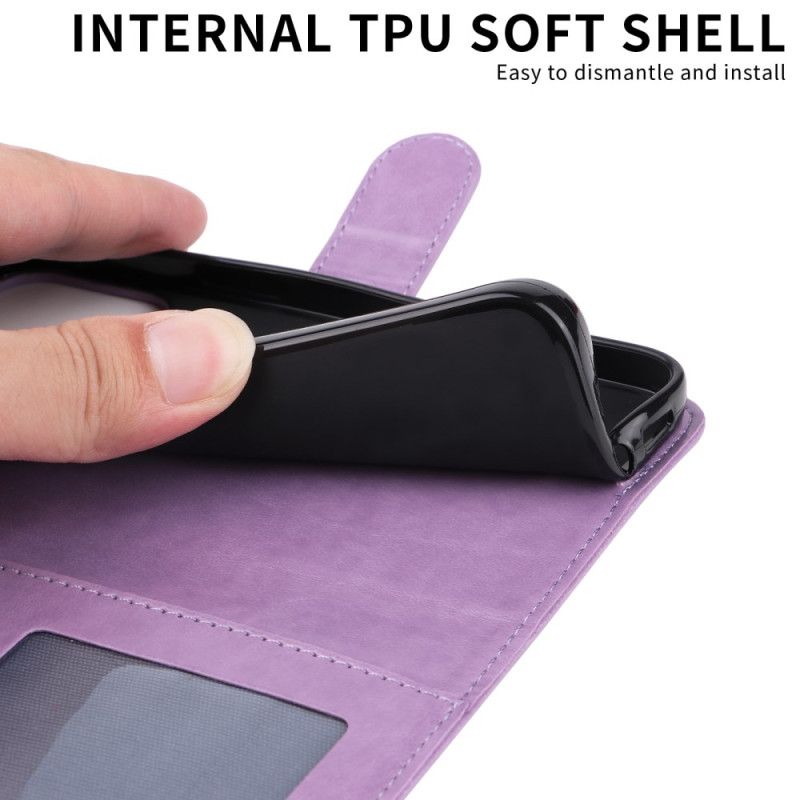 Læder Cover Oppo Reno 13 5g Solsikke