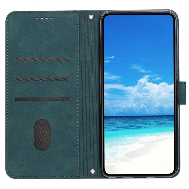 Læder Cover Oppo Reno 13 5g Telefon Etui Smil