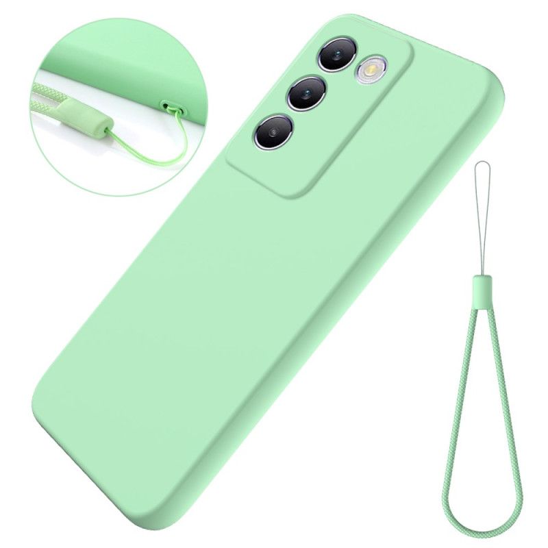 Cover Vivo V40 Se 5g Flydende Silikone Med Rem