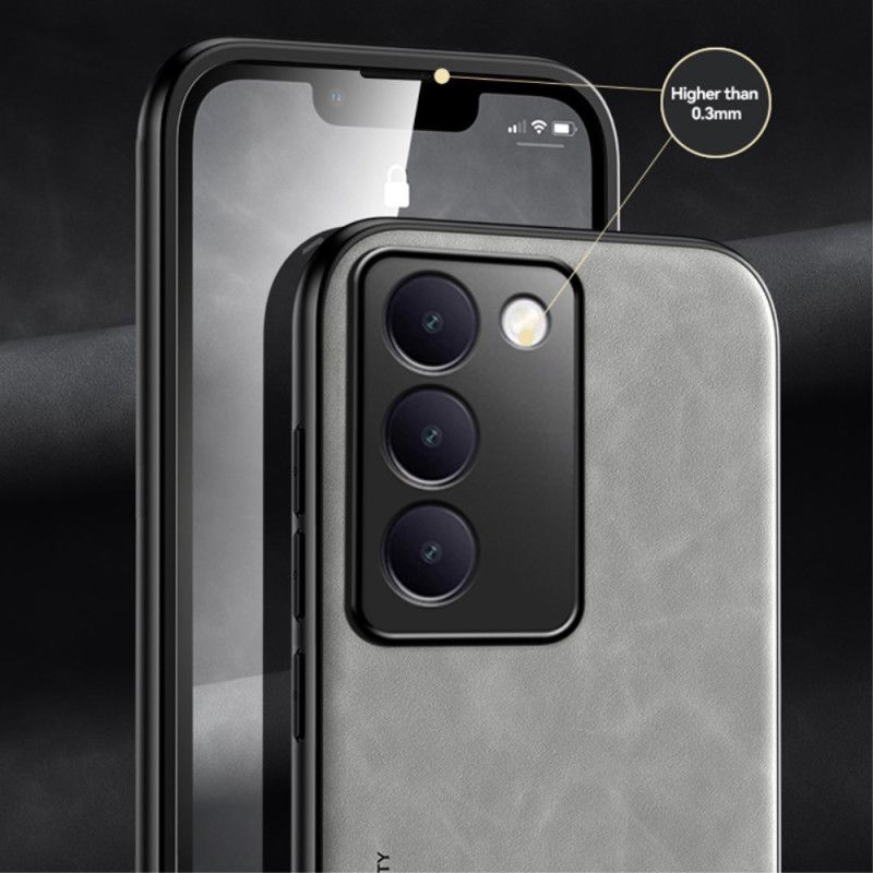 Cover Vivo V40 Se 5g Telefon Etui Lædereffekt