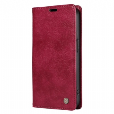 Flip Cover Til Vivo V40 Se 5g Vintage Stil Yikatu