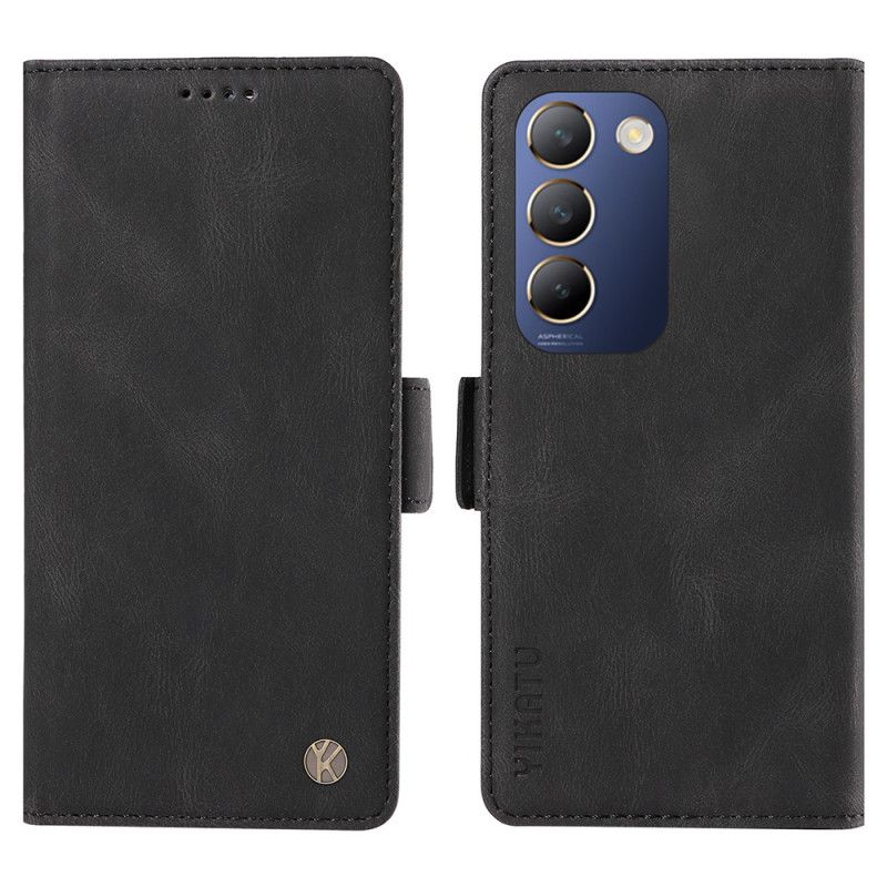 Flip Cover Til Vivo V40 Se 5g Yikatu Ruskind Effekt