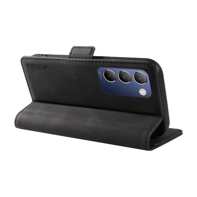 Flip Cover Til Vivo V40 Se 5g Yikatu Ruskind Effekt