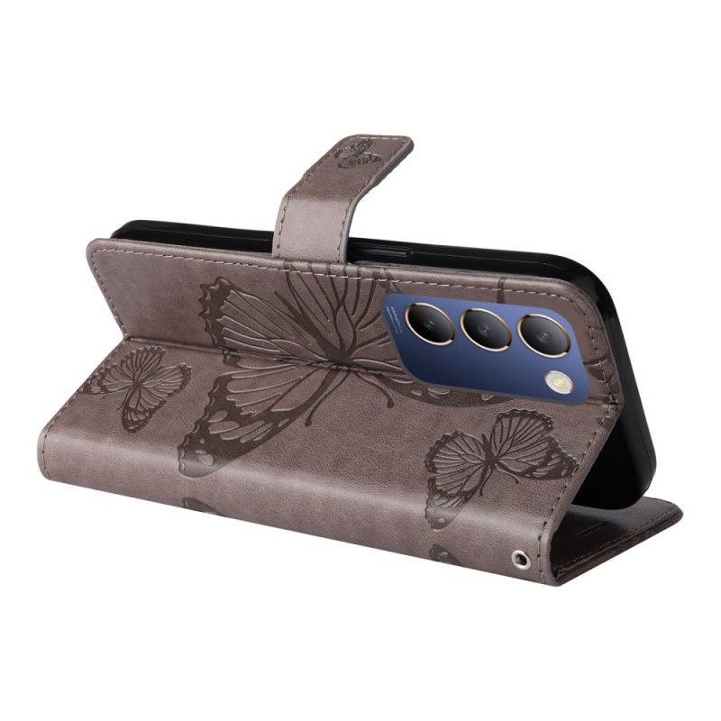 Flip Cover Vivo V40 Se 5g Kæmpesommerfugle