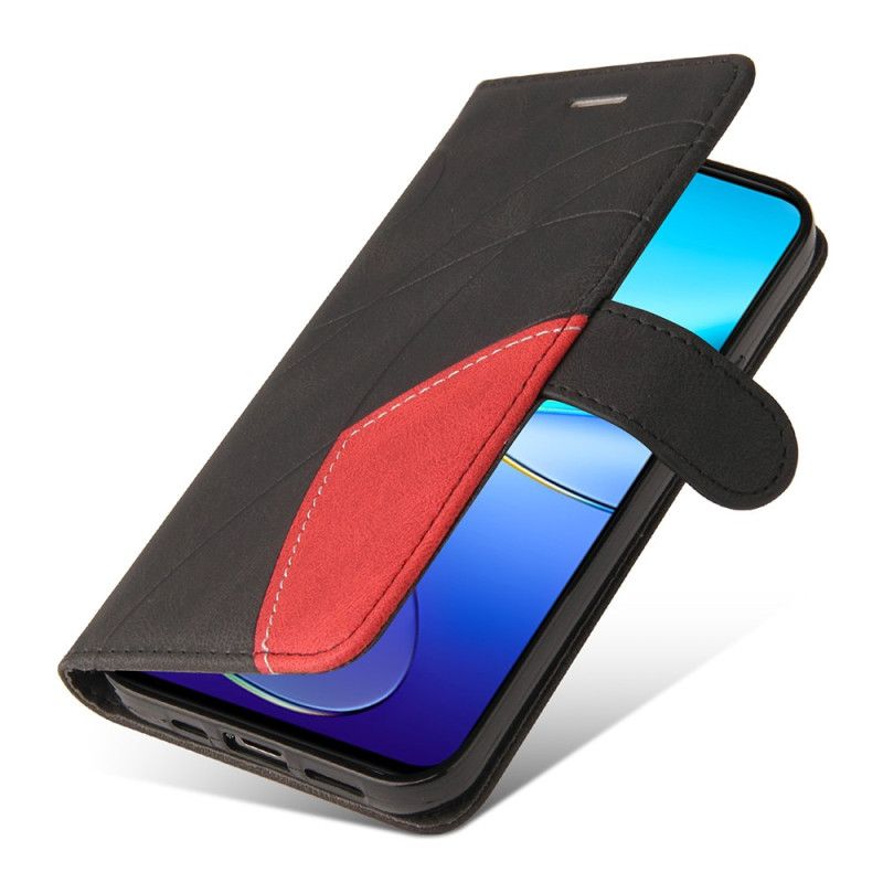 Flip Cover Vivo V40 Se 5g Tofarvet Krusning