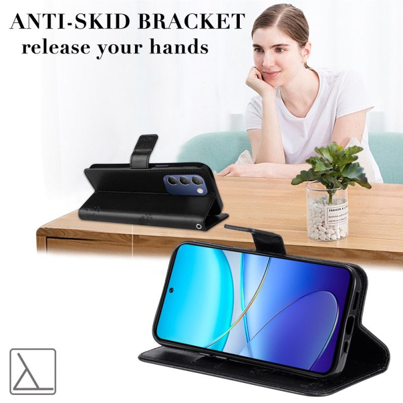 Flip Cover Vivo V40 Se 5g Træ Og Kat